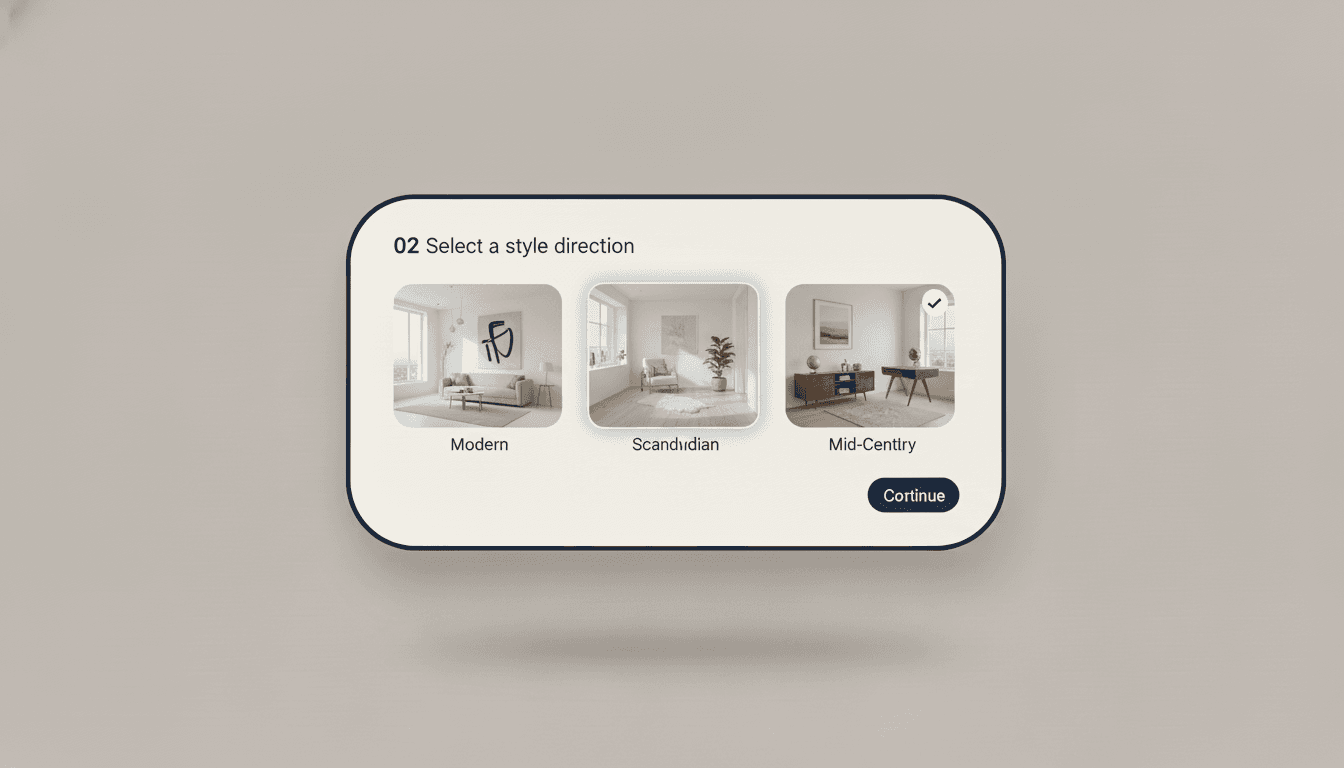 Select a style direction